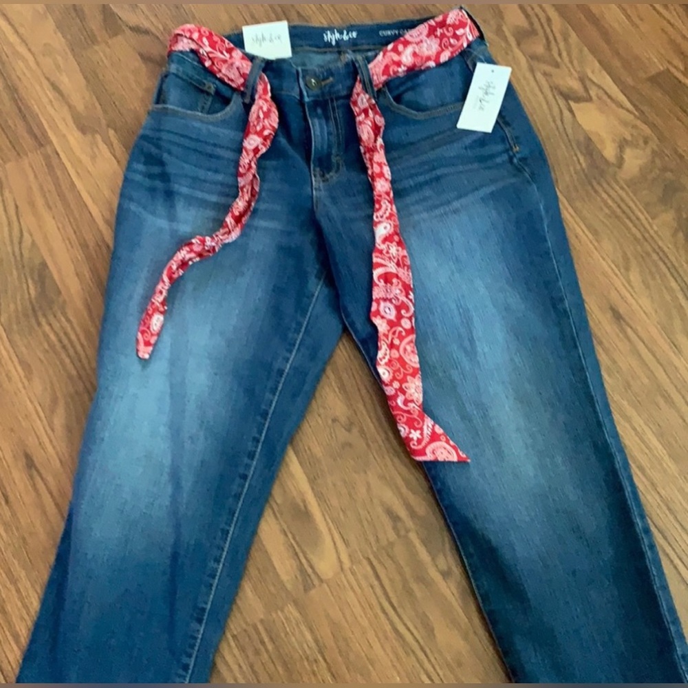NWT Style and co Capri jean 4P